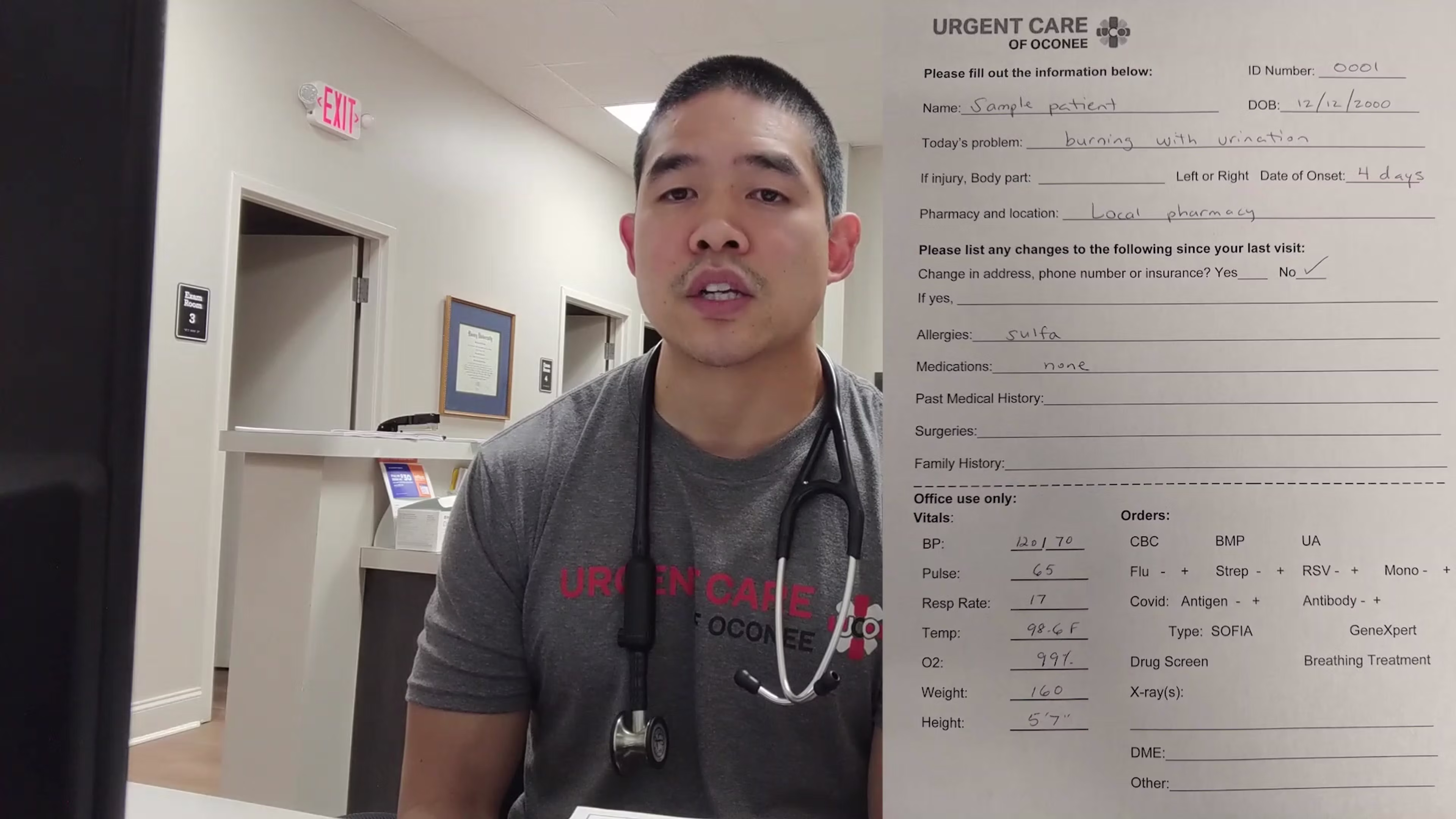 Joe Hwang | Urgent Care PA - Part 2 (Clinic Site Walkthrough and UTI Patient Case) | Get That C University